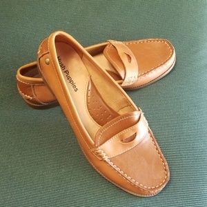 Faux-leather Penny Loafers